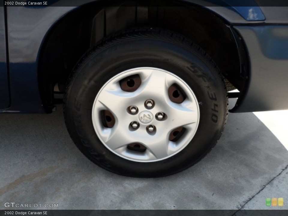 2002 Dodge Caravan SE Wheel and Tire Photo #50317434