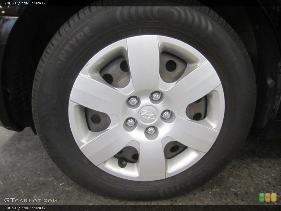 2006 Hyundai Sonata GL Wheel and Tire Photo #50321469