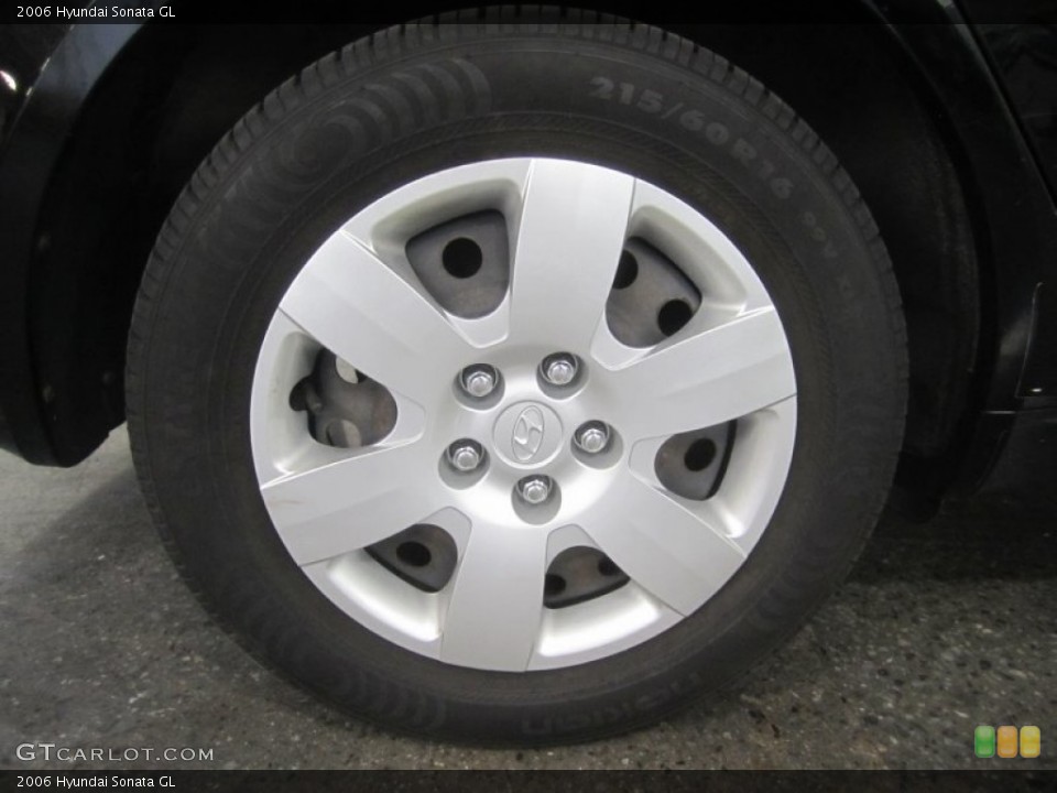 2006 Hyundai Sonata GL Wheel and Tire Photo #50321580