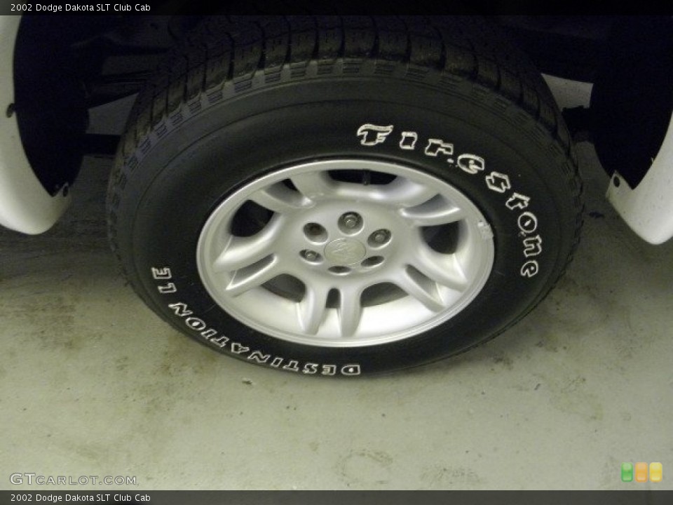 2002 Dodge Dakota SLT Club Cab Wheel and Tire Photo #50322000