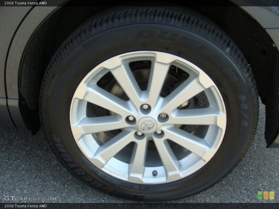 2009 Toyota Venza AWD Wheel and Tire Photo #50322990