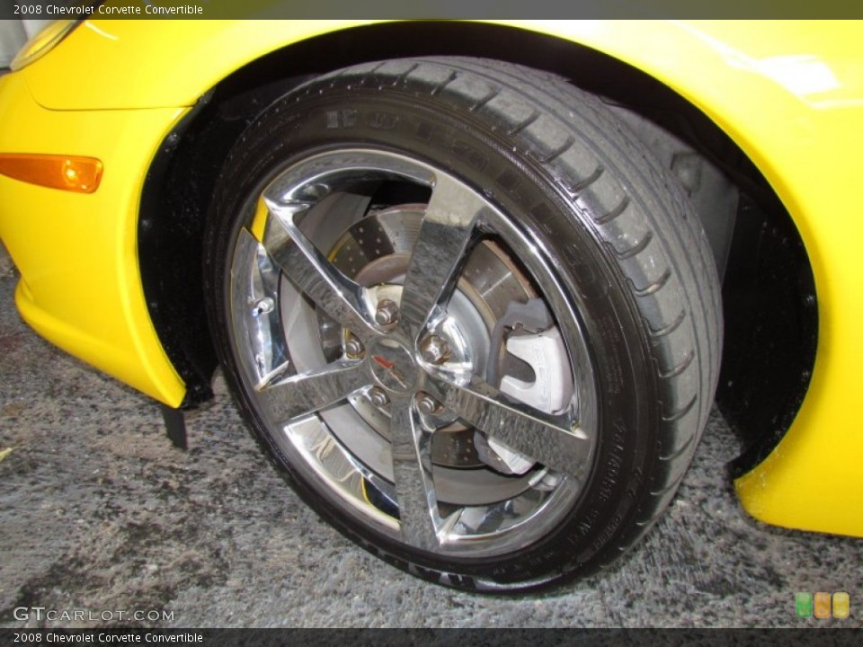 2008 Chevrolet Corvette Convertible Wheel and Tire Photo #50324079