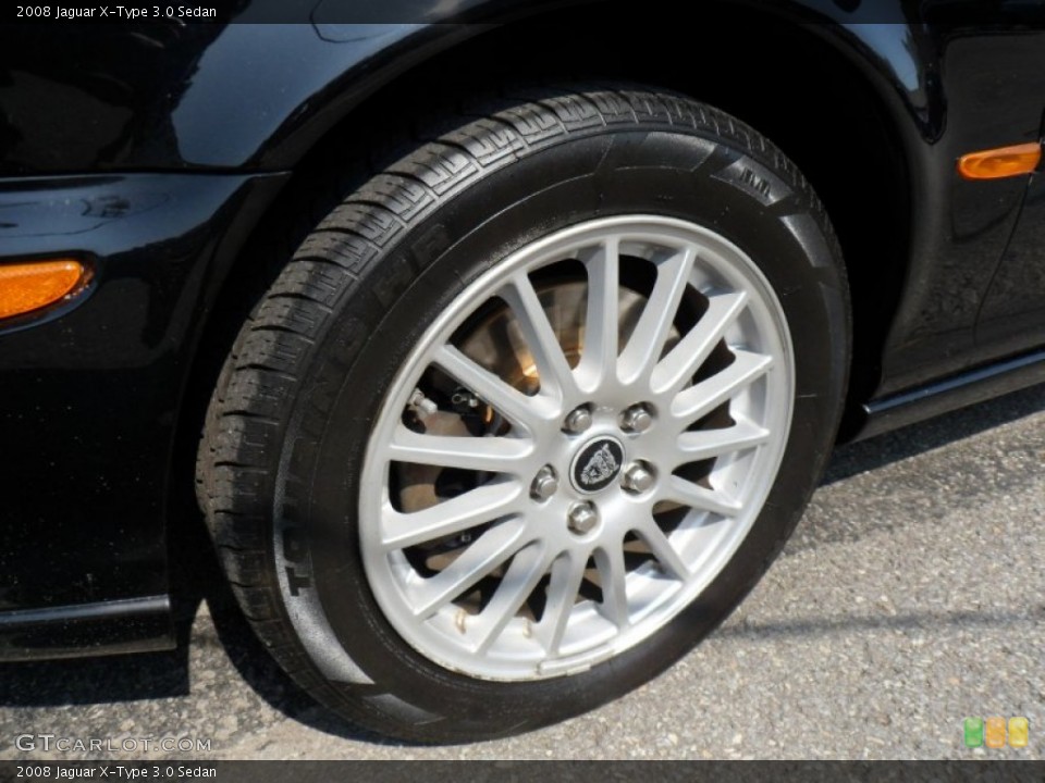 2008 Jaguar X-Type 3.0 Sedan Wheel and Tire Photo #50324412