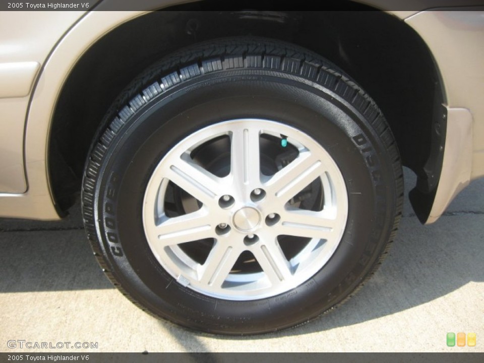 2005 Toyota Highlander V6 Wheel and Tire Photo #50325069