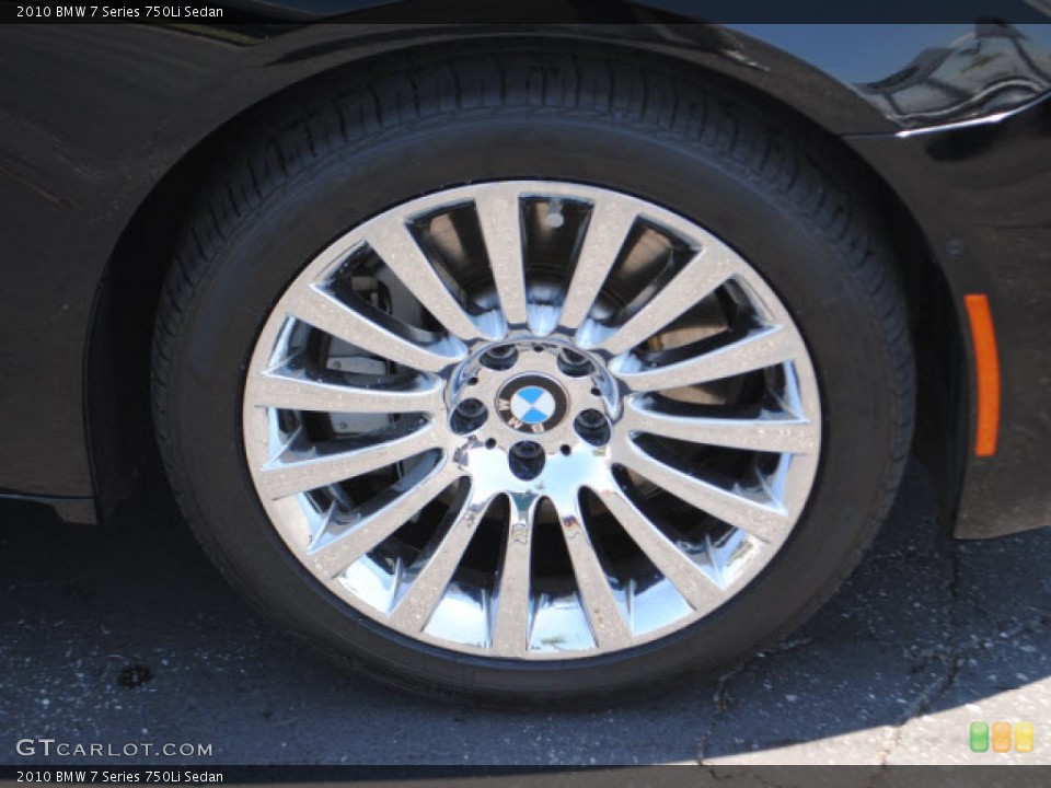 2010 BMW 7 Series 750Li Sedan Wheel and Tire Photo #50325300