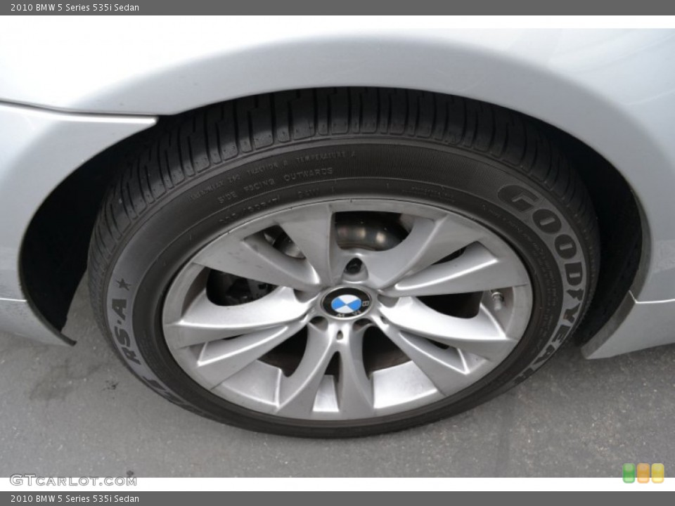 2010 BMW 5 Series 535i Sedan Wheel and Tire Photo #50326431