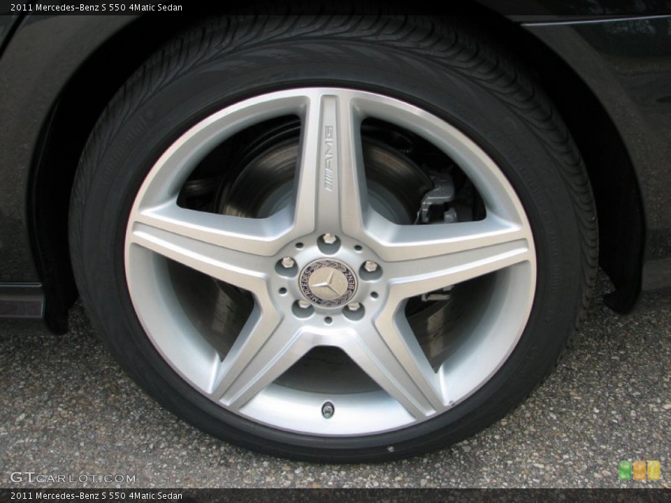 2011 Mercedes-Benz S 550 4Matic Sedan Wheel and Tire Photo #50328603