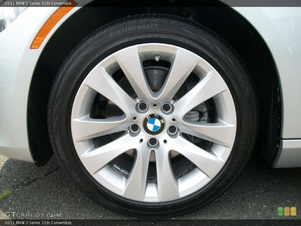 2011 BMW 3 Series 328i Convertible Wheel and Tire Photo #50332232