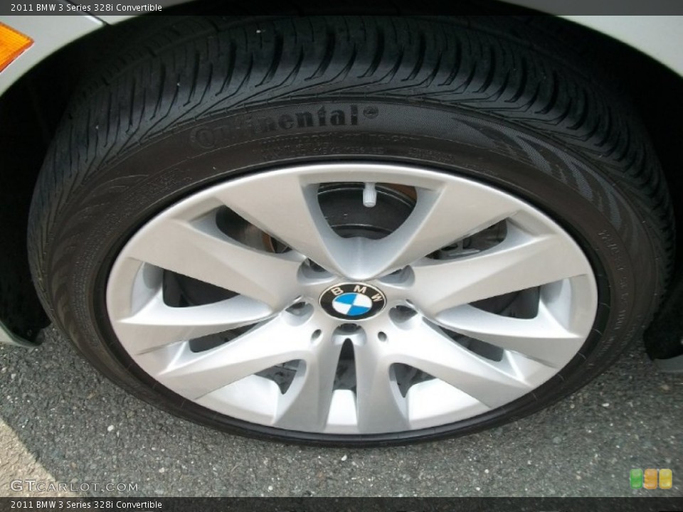 2011 BMW 3 Series 328i Convertible Wheel and Tire Photo #50332247