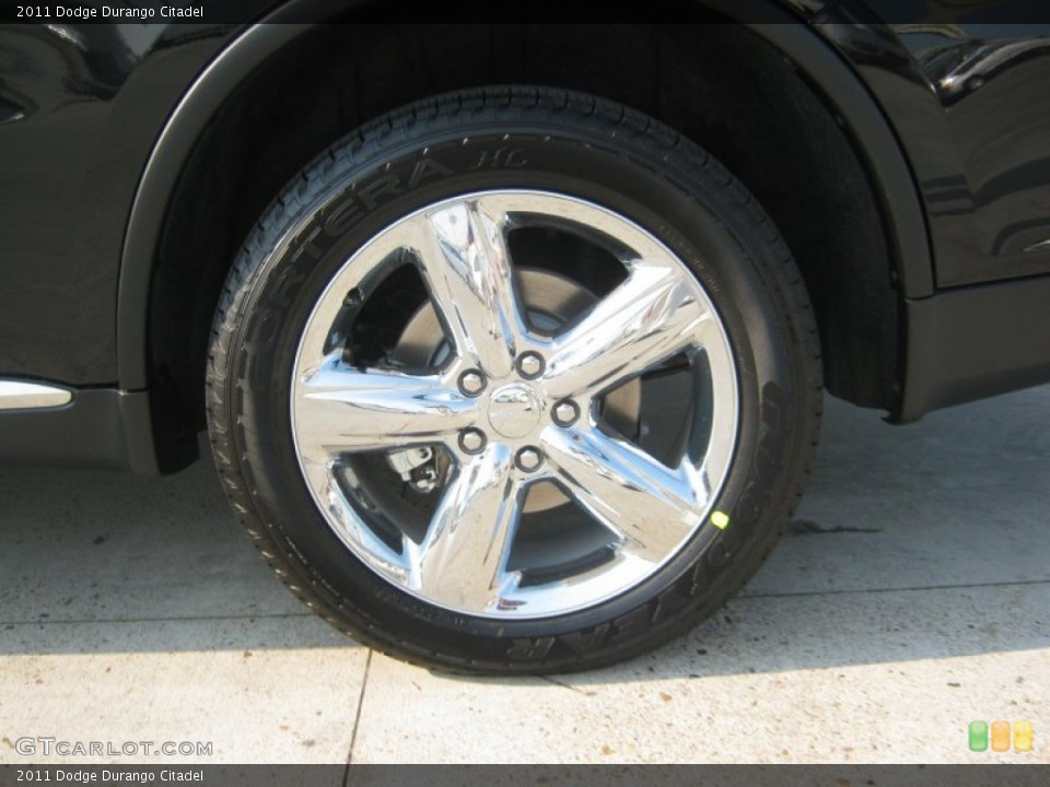 2011 Dodge Durango Citadel Wheel and Tire Photo #50335142