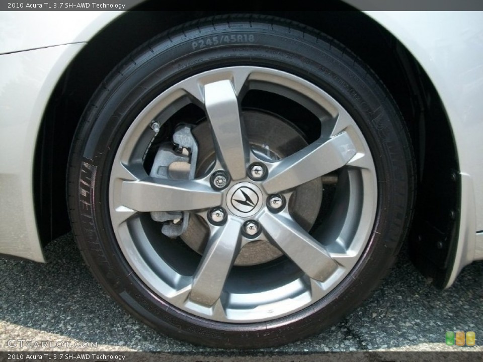 2010 Acura TL 3.7 SH-AWD Technology Wheel and Tire Photo #50335286