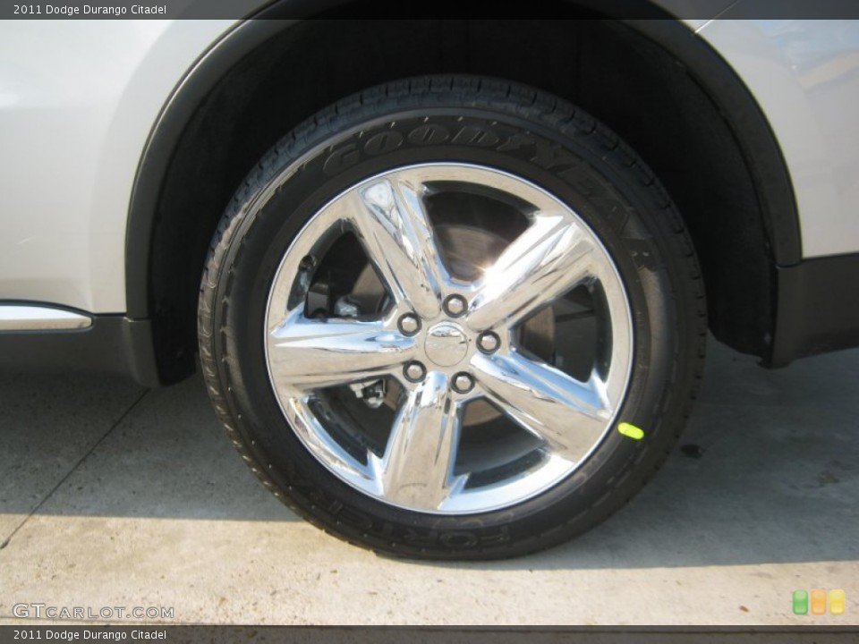 2011 Dodge Durango Citadel Wheel and Tire Photo #50335952