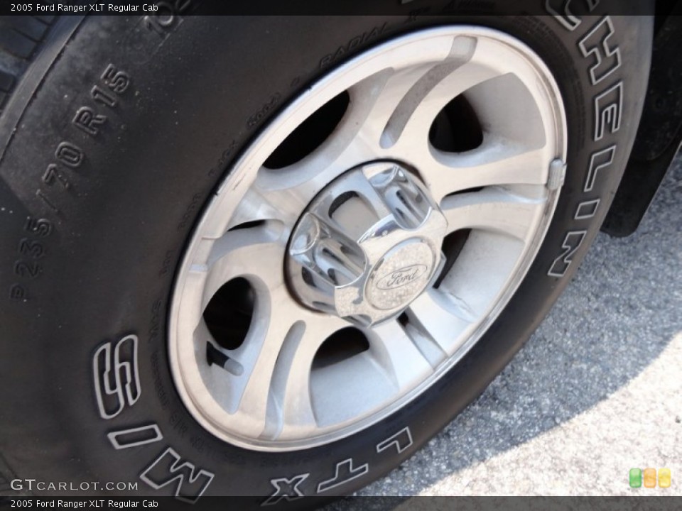 2005 Ford Ranger XLT Regular Cab Wheel and Tire Photo #50341609