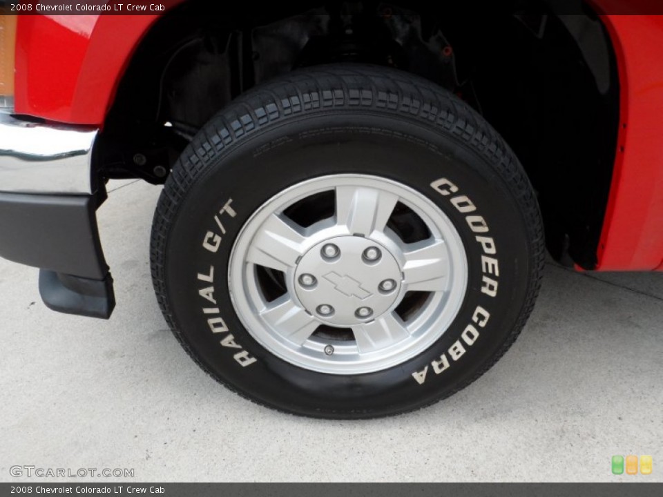 2008 Chevrolet Colorado LT Crew Cab Wheel and Tire Photo #50342589