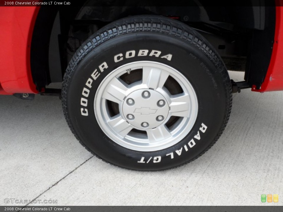 2008 Chevrolet Colorado LT Crew Cab Wheel and Tire Photo #50342607