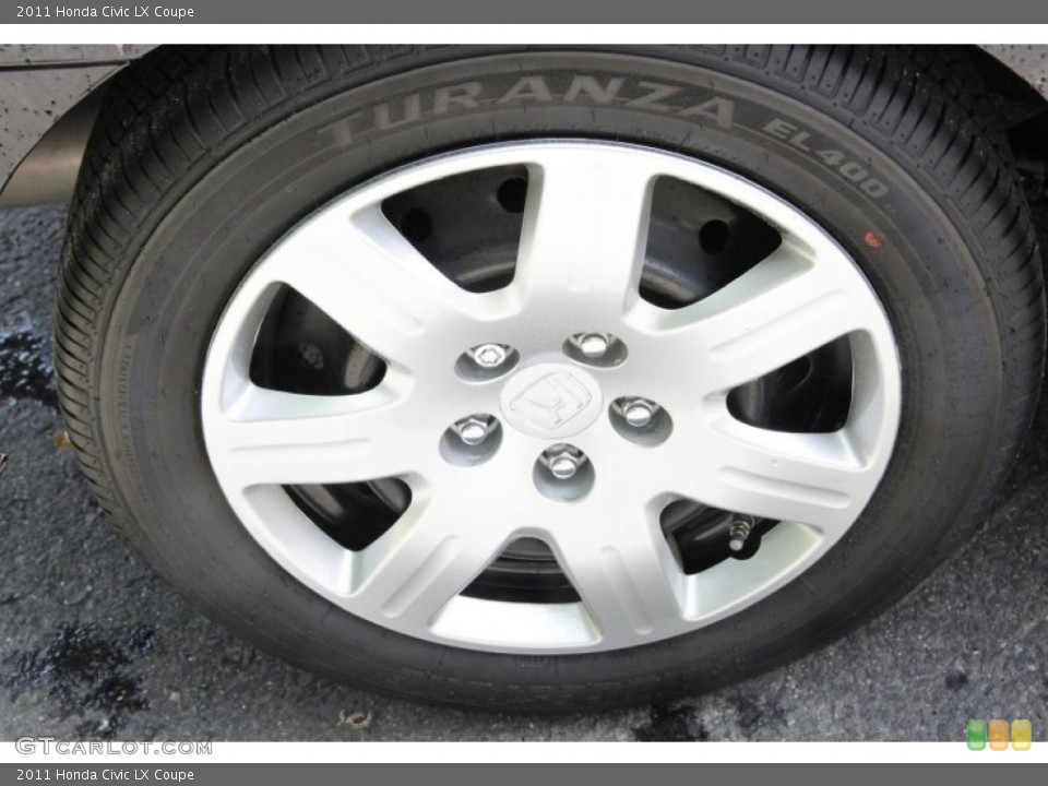 2011 Honda Civic LX Coupe Wheel and Tire Photo #50343771