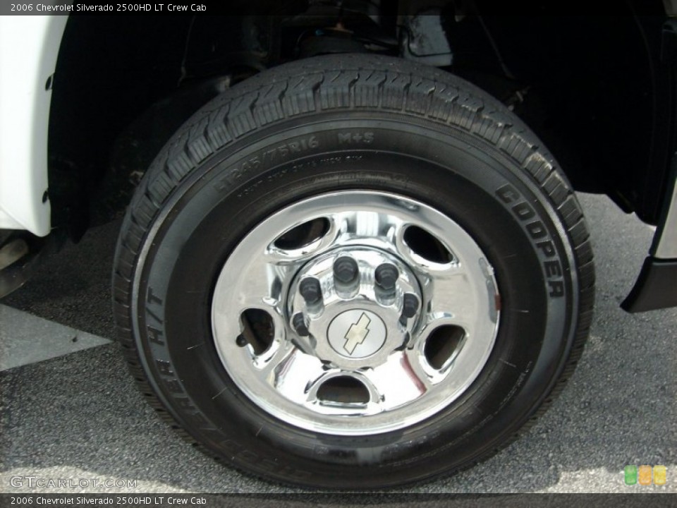 2006 Chevrolet Silverado 2500HD LT Crew Cab Wheel and Tire Photo #50346348