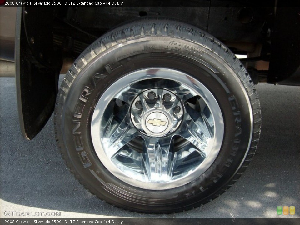 2008 Chevrolet Silverado 3500HD LTZ Extended Cab 4x4 Dually Wheel and Tire Photo #50346774