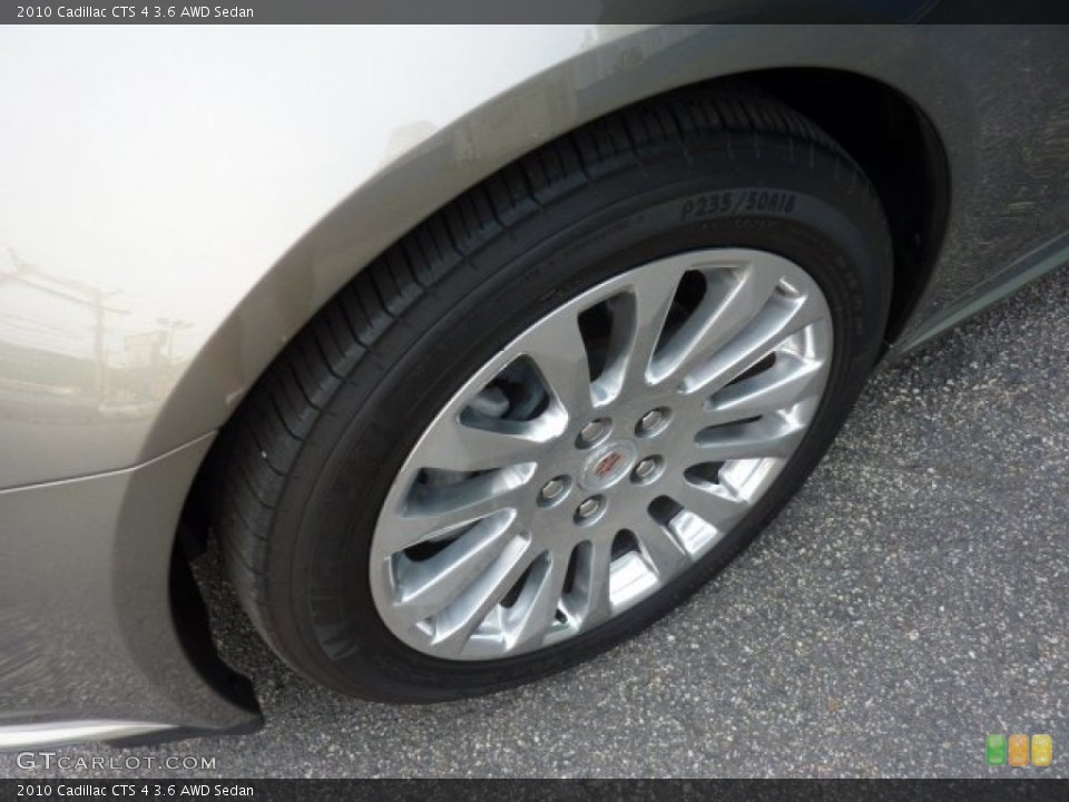 2010 Cadillac CTS 4 3.6 AWD Sedan Wheel and Tire Photo #50349015