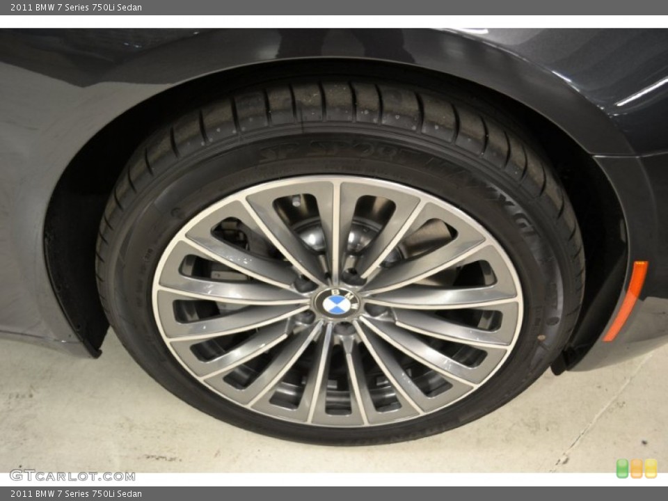 2011 BMW 7 Series 750Li Sedan Wheel and Tire Photo #50349822