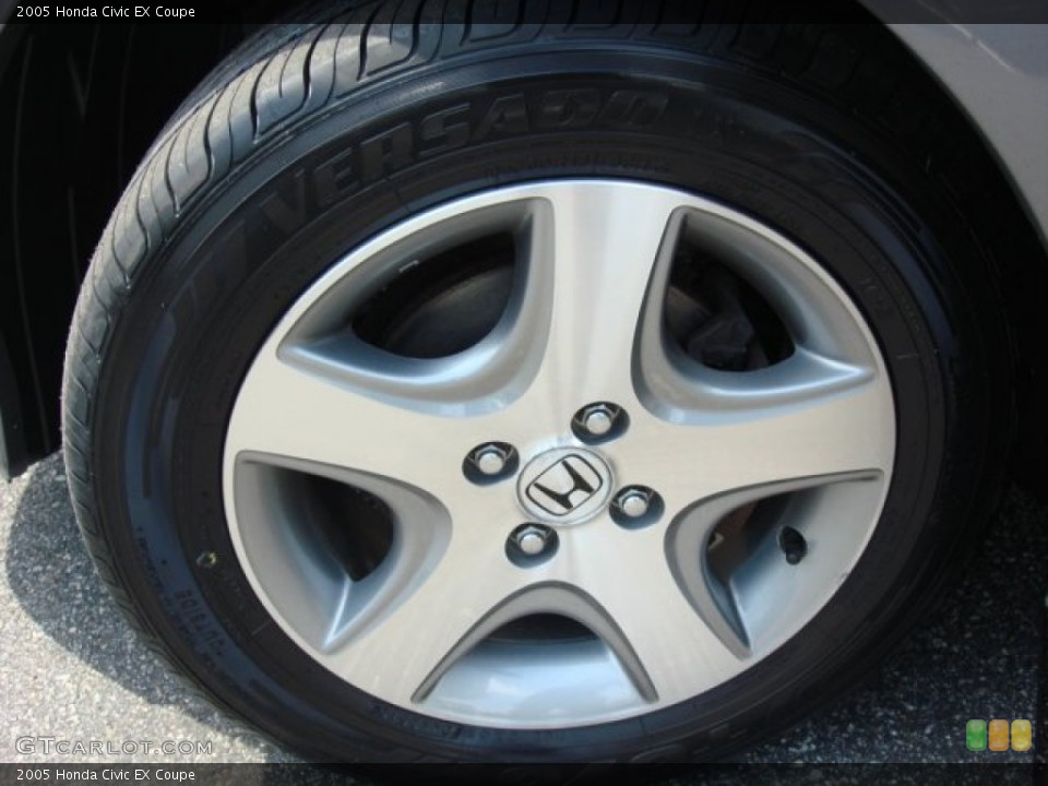 2005 Honda Civic EX Coupe Wheel and Tire Photo #50364191