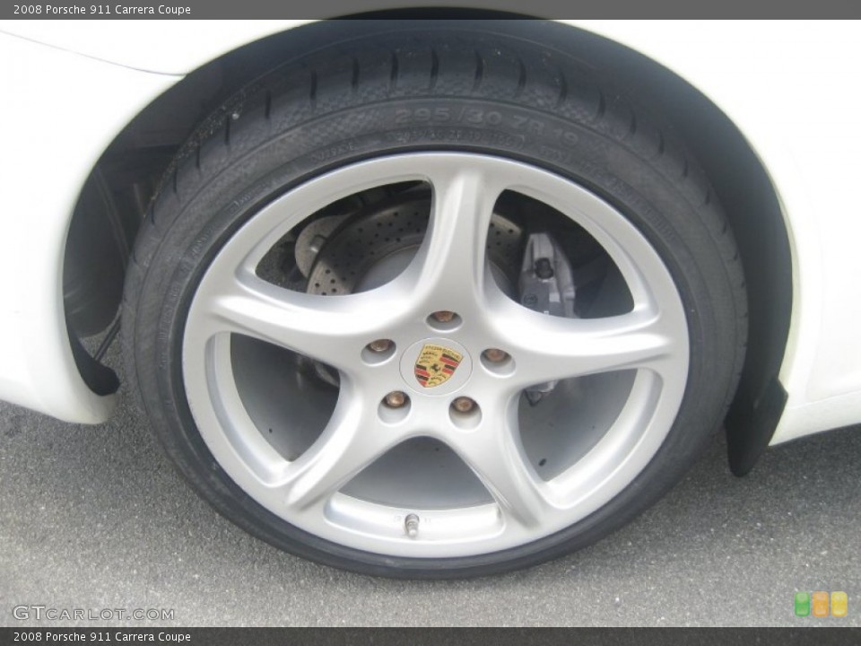 2008 Porsche 911 Carrera Coupe Wheel and Tire Photo #50369721