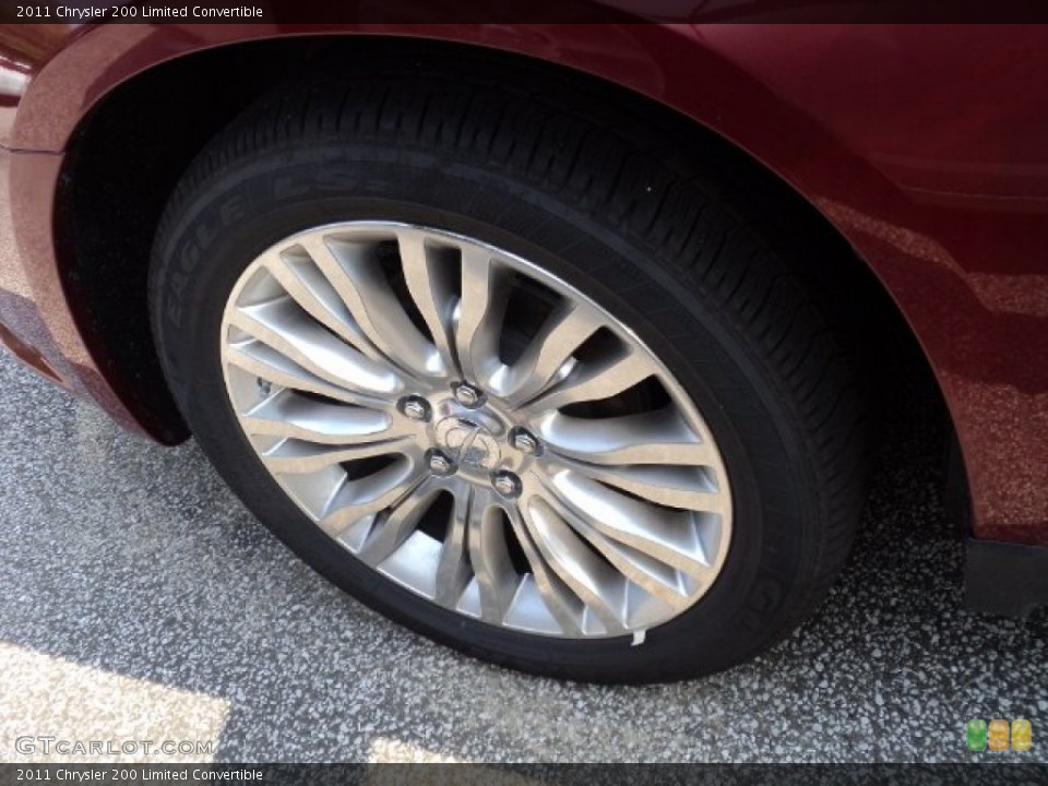 2011 Chrysler 200 Limited Convertible Wheel and Tire Photo #50370291