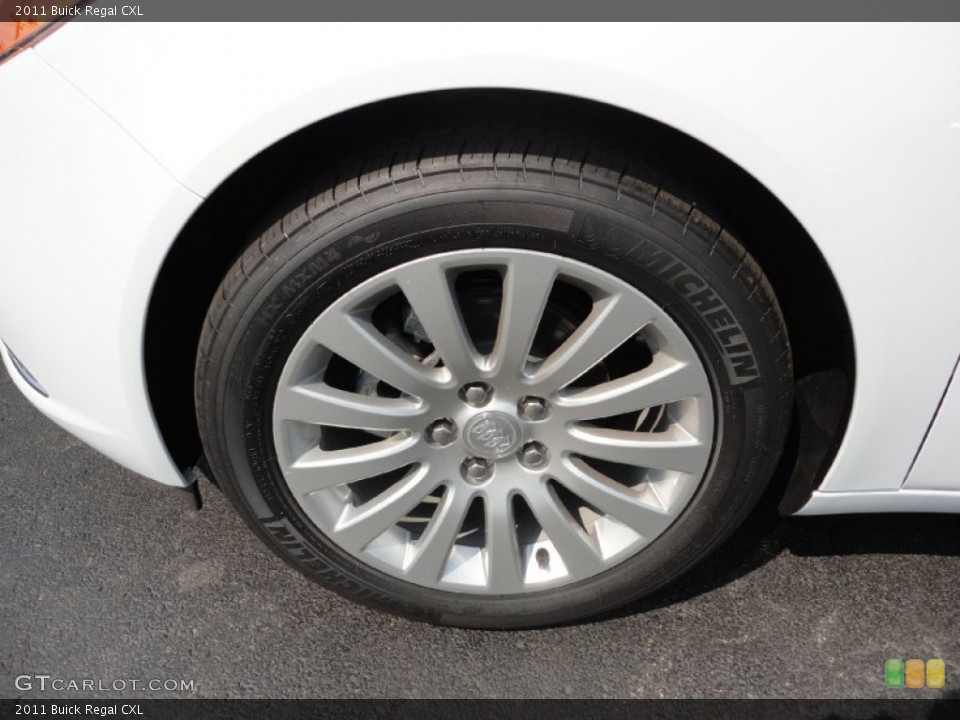 2011 Buick Regal CXL Wheel and Tire Photo #50372304