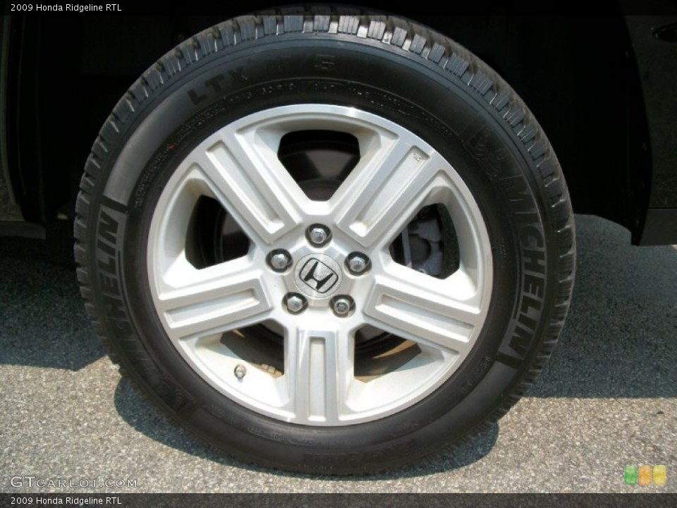 2009 Honda Ridgeline RTL Wheel and Tire Photo #50377193