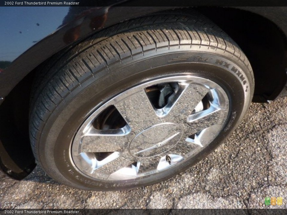 2002 Ford Thunderbird Premium Roadster Wheel and Tire Photo #50381889