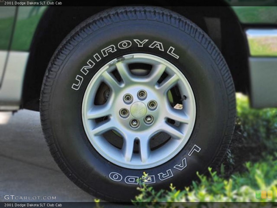 2001 Dodge Dakota SLT Club Cab Wheel and Tire Photo #50384876