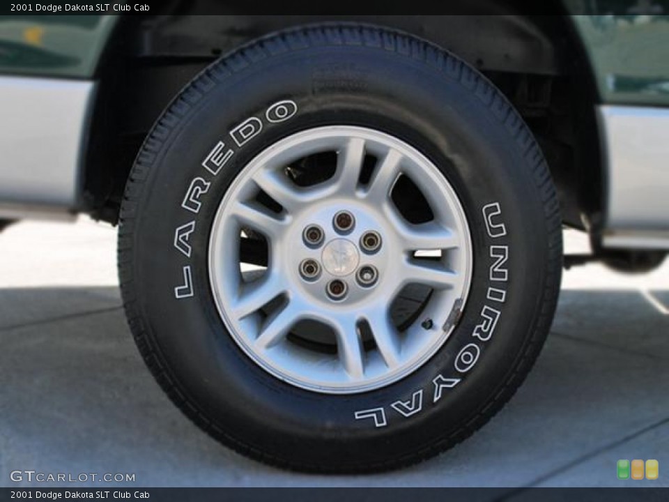 2001 Dodge Dakota SLT Club Cab Wheel and Tire Photo #50384901