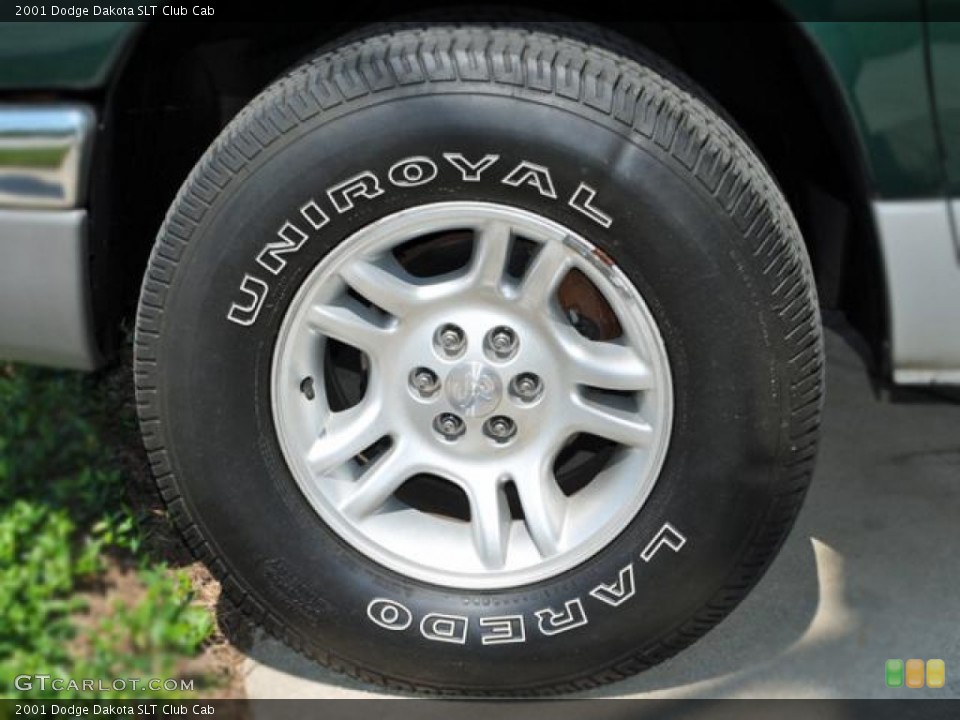 2001 Dodge Dakota SLT Club Cab Wheel and Tire Photo #50384916