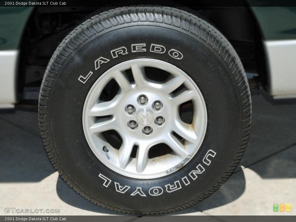 2001 Dodge Dakota SLT Club Cab Wheel and Tire Photo #50384931