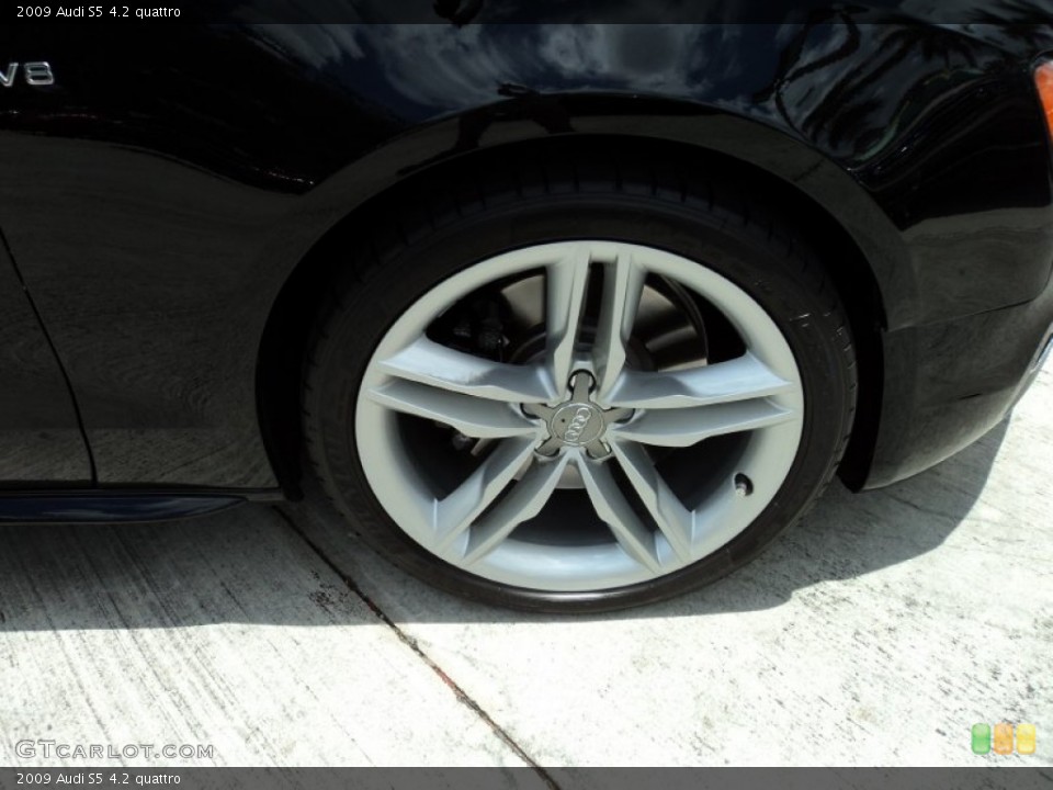 2009 Audi S5 4.2 quattro Wheel and Tire Photo #50389617