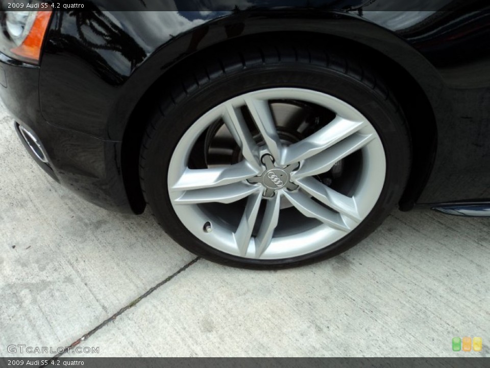 2009 Audi S5 4.2 quattro Wheel and Tire Photo #50389764