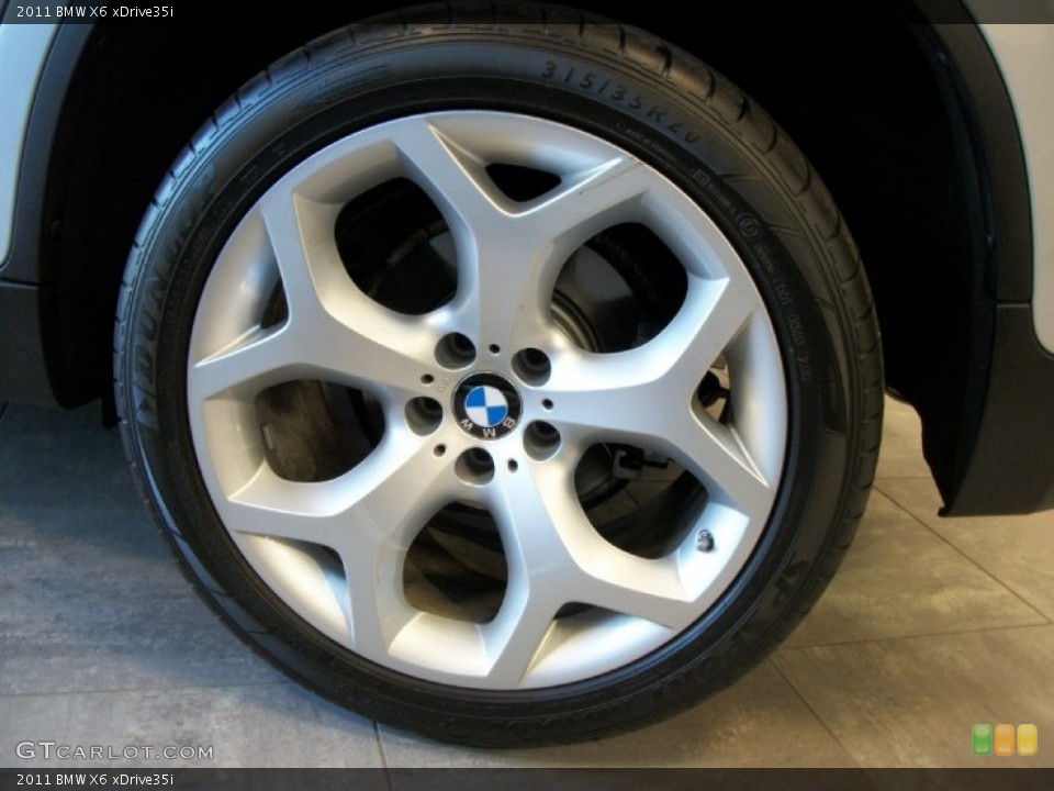 2011 BMW X6 xDrive35i Wheel and Tire Photo #50389839
