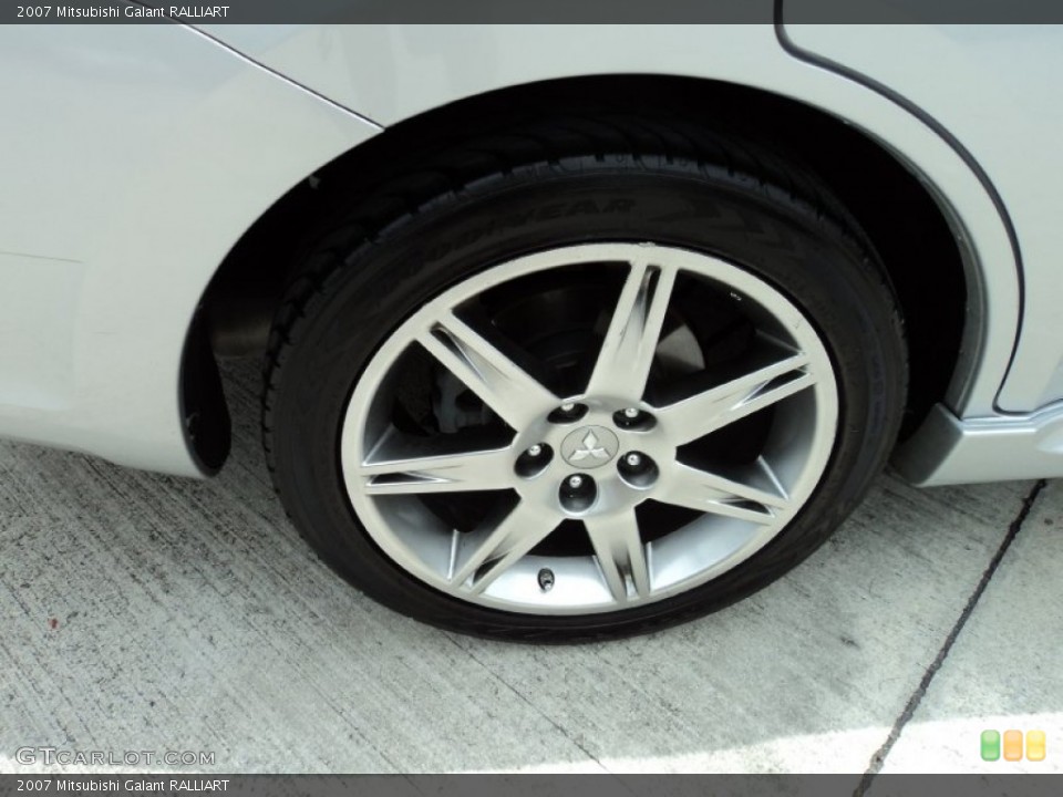 2007 Mitsubishi Galant RALLIART Wheel and Tire Photo #50390598
