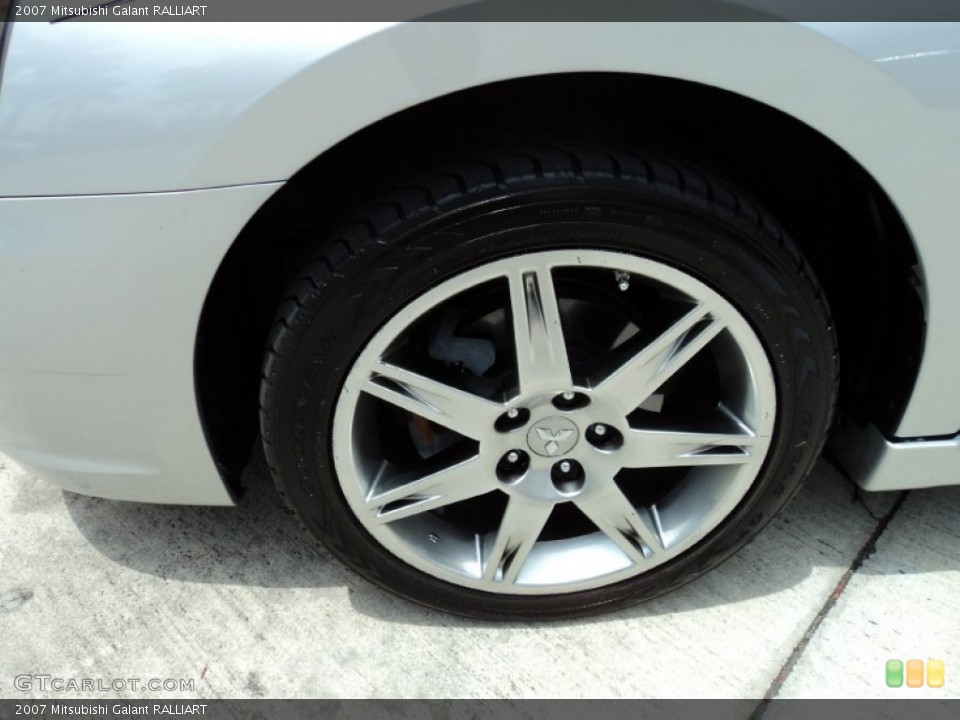 2007 Mitsubishi Galant RALLIART Wheel and Tire Photo #50390724