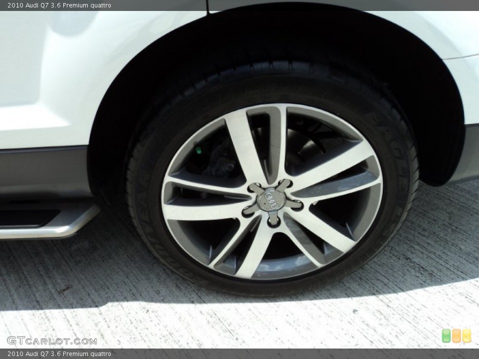 2010 Audi Q7 3.6 Premium quattro Wheel and Tire Photo #50392155