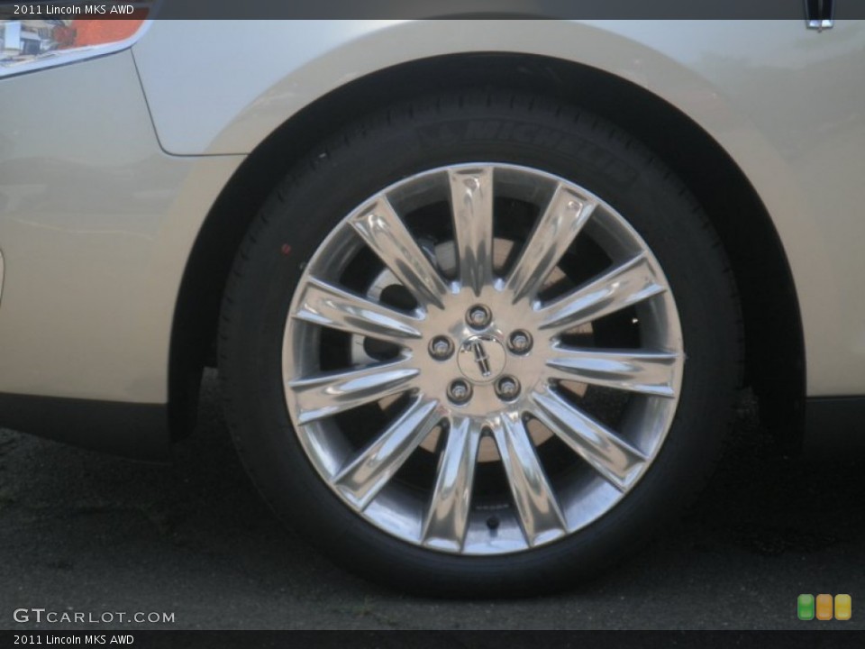 2011 Lincoln MKS AWD Wheel and Tire Photo #50397204