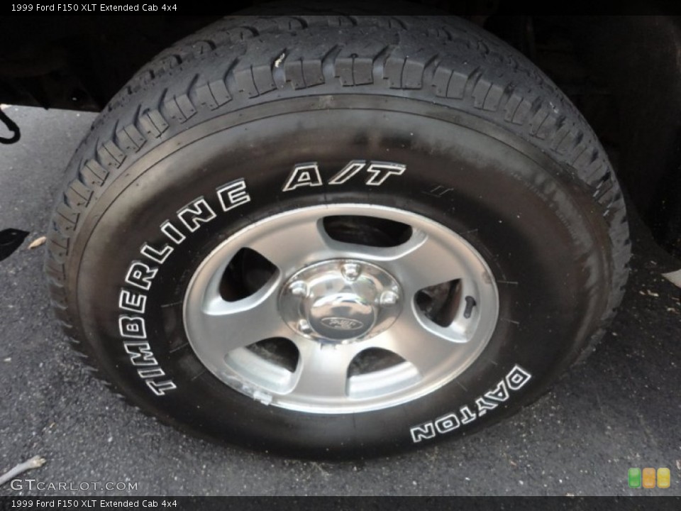 1999 Ford F150 XLT Extended Cab 4x4 Wheel and Tire Photo #50427502