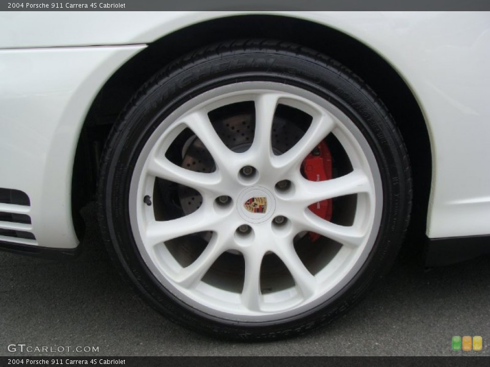 2004 Porsche 911 Carrera 4S Cabriolet Wheel and Tire Photo #50430421