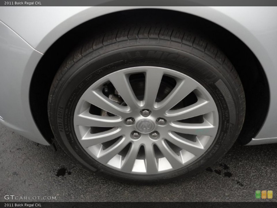2011 Buick Regal CXL Wheel and Tire Photo #50430436
