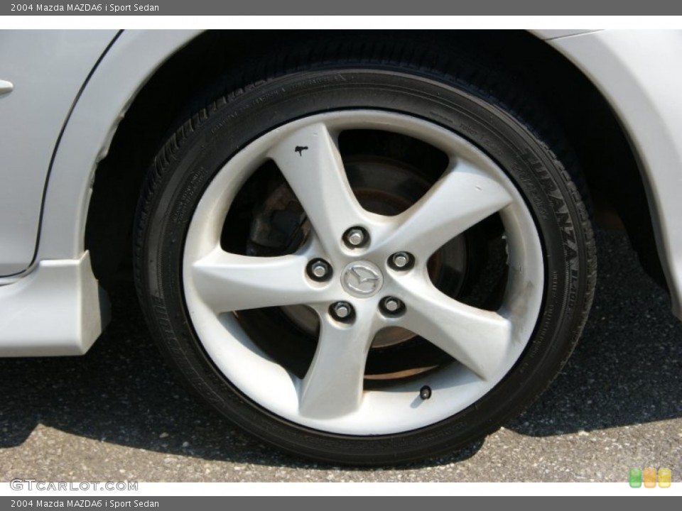 2004 Mazda MAZDA6 i Sport Sedan Wheel and Tire Photo #50431180