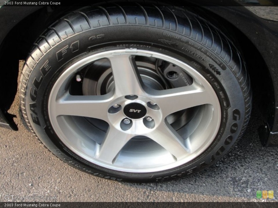 2003 Ford Mustang Cobra Coupe Wheel and Tire Photo #50436352