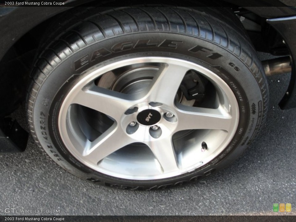 2003 Ford Mustang Cobra Coupe Wheel and Tire Photo #50436361