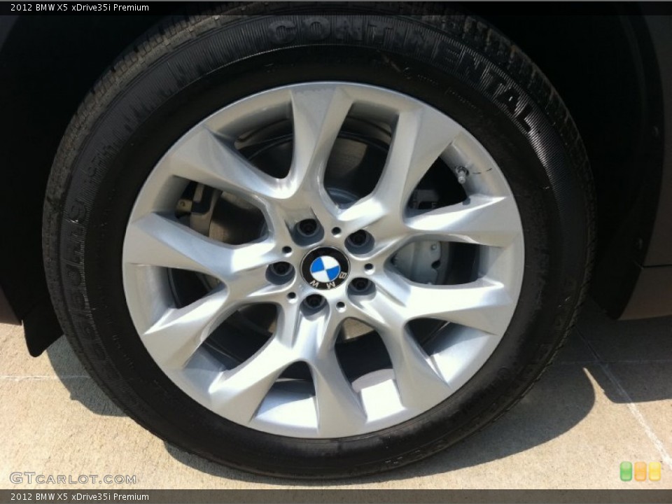 2012 BMW X5 xDrive35i Premium Wheel and Tire Photo #50441335