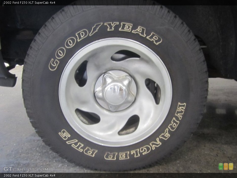 2002 Ford F150 XLT SuperCab 4x4 Wheel and Tire Photo #50441605