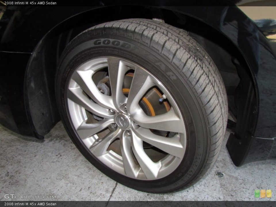 2008 Infiniti M 45x AWD Sedan Wheel and Tire Photo #50443823